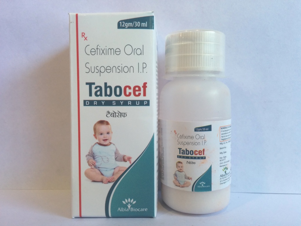 TABOCEF Dry Susp | Cefixime 50mg (per 5 ml)